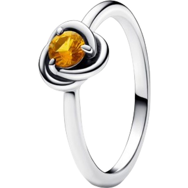 Pandora November Birthstone Eternity Circle Ring - 54 - Yellow