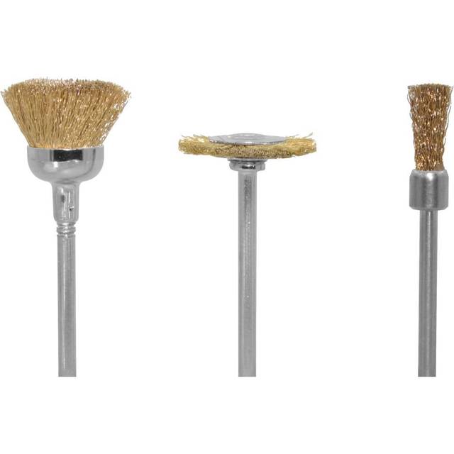 Donau 1671 Elektronik Brass Brushes 3pieces Medium Shank 2.35mm