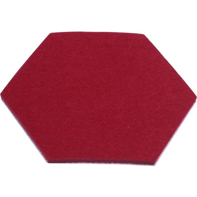 Hexagon Pad Cork Board/Pin Board, 9-Pack Colorful Wall Tiles Memo Felt Board For Wall Stickers Home Decors