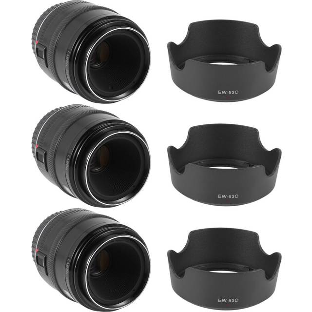 3X Lens Hood Camera Lens Hood EW-63C EW63C for EF-S 18-55mm F / 3.5-5.6 IS