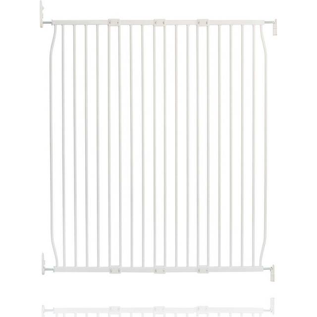 (100cm - 110cm, White) Safetots Extra Tall Eco Screw Fit Baby Gate