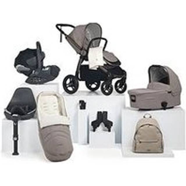 Mamas & Papas Ocarro Studio Complete Kit (Inc Pushchair, Carrycot, Adaptors, Cupholder, Bag, Footmuff, Blanket, Cloud T &amp; Isofix Base), One Colour