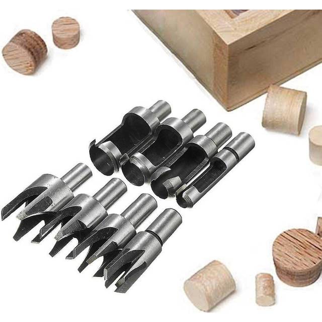 8pcs End Cap Milling Cutter Wood Cutting Tool Wood Plug Bits Wood Plug Cutter Drill Bits 6mm / 10mm / 13mm / 16mm