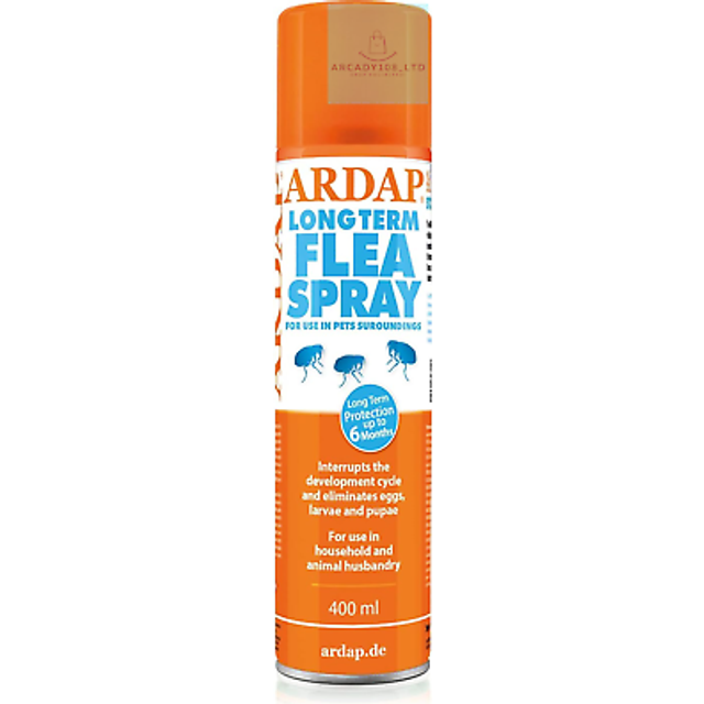 Flea Spray for the home 400ml - Household Flea Spray & House flea treatment - Flea spray for house to kill fleas and eggs - Also for animal