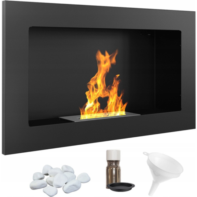 Wall mounted Bioethanol fireplace GOLF TÃV set