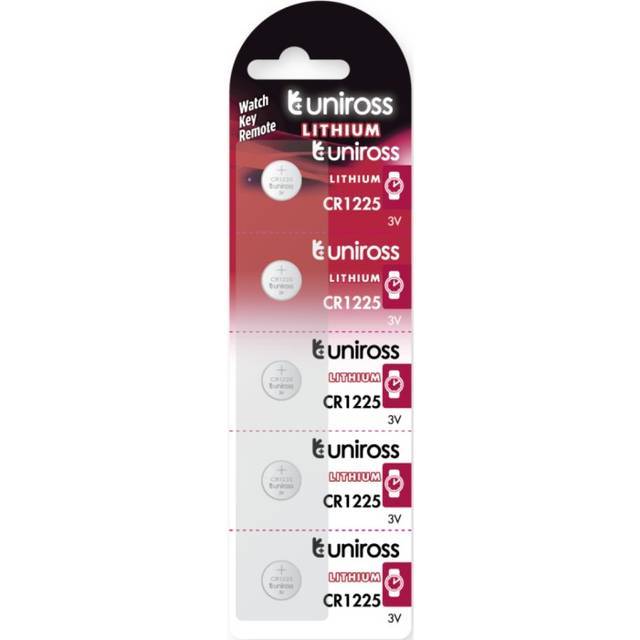 Uniross Lithium CR1225 3V 5 st