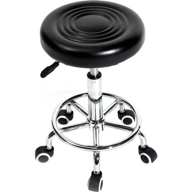 Height Adjustable Nanaimon Lab Stool - Black (24cm H X 13cm W X 33.02cm D)