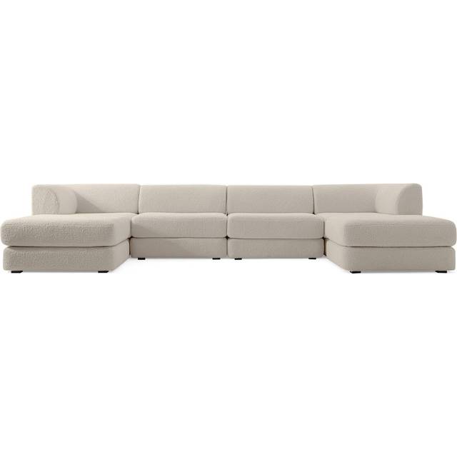 Shelter Modular 144" Micka 6-pc Sofa, Sheep Skin