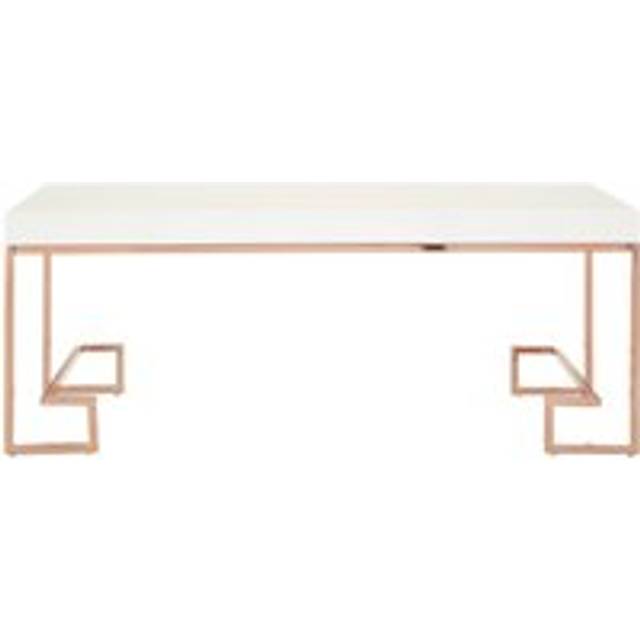 Premier Housewares - Interiors by Premier Contemporary Rose Gold Angled Legs Coffee Table, Versatile Display Coffee Table, Sturdy Decorative Table