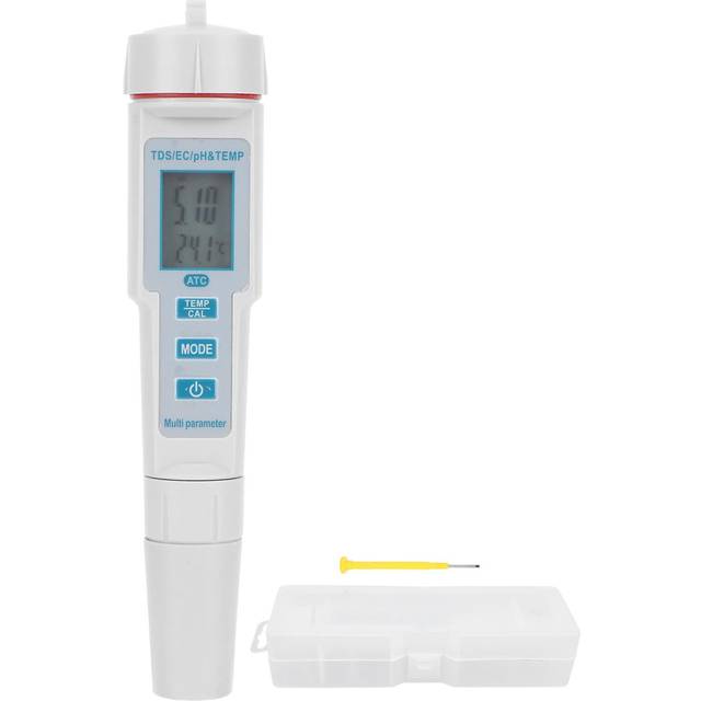 4 in 1 Water Quality Test Pen PH/EC/TDS/TEMP Tester for Swimming Pool Drinking Water Laboratory