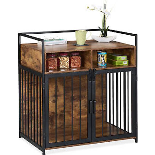 Dog crate cage furniture shelf box kennel lattice house indoor industrial style
