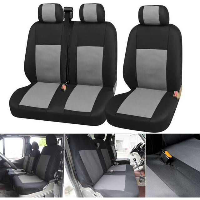2+1 Rear / Front Seat Cover Protector for Ford Transit Transit Custom Van Minibus