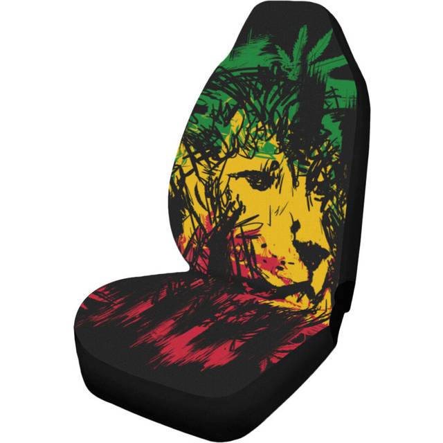 (Black) 1Pcs Universal Car Truck Front Seat Cover Seat Protection Fabric Breathable