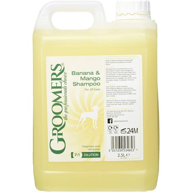 Groomers Banana and Mango Shampoo 2.5L