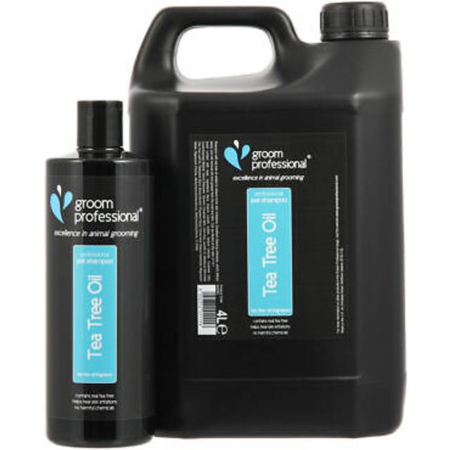 Groom professional tea tree oil dog shampoo - helps heal skin irritations