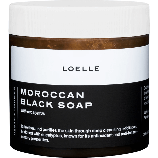 Loelle Moroccan Black Soap 200 g