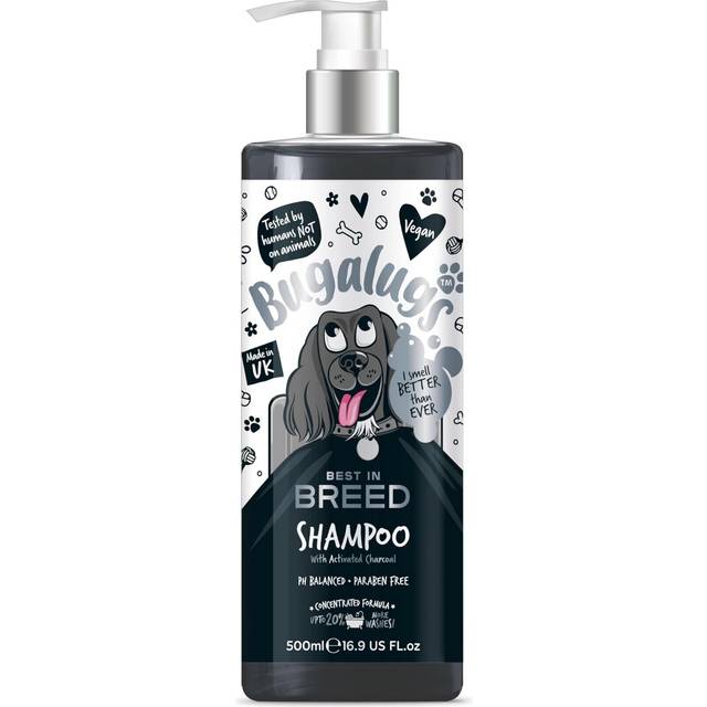 (500ml With Pump) Bugalugs Breed Dog Grooming Professional Designer Pet Shampoo Conditioner