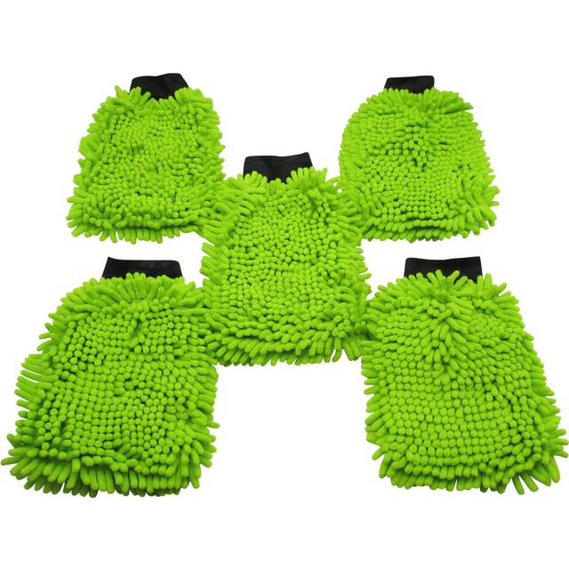 Wash Mitt For Car Microfibre X5 (Cleaning Dusting Polishing Mitten)
