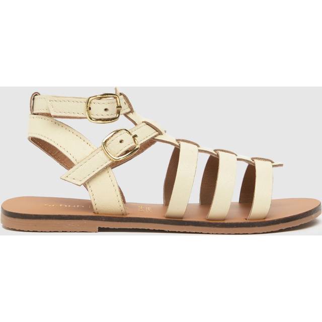 schuh White Tangle Gladiator Girls Toddler Sandals