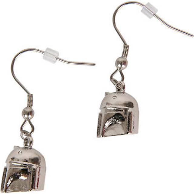 Star Wars Book of Boba Fett Helmet Dangle Earrings