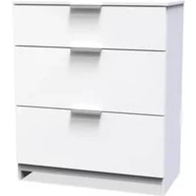 Welcome Plymouth 3 Drawer Deep Chest of Drawers Assembled