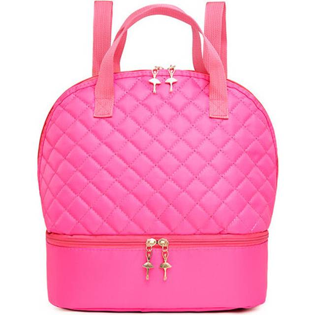 (a-rose no image) Girls Ballet Dance Backpack Fashion Sequined Shoes Pupil Kids Birthday Gifts Latin Dancing Handbag