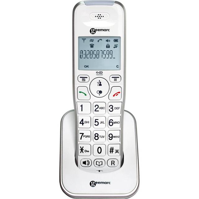 Amplidect 295 HS - Additional Handset for Geemarc Amplidect Range with Extra Large Buttons - Main Base Unit Required - Low to Medium Hearing Loss -