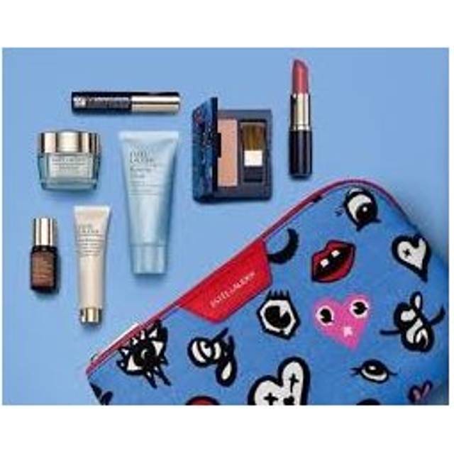 Estee Lauder 7 Piece Gift Set & Makeup Bag