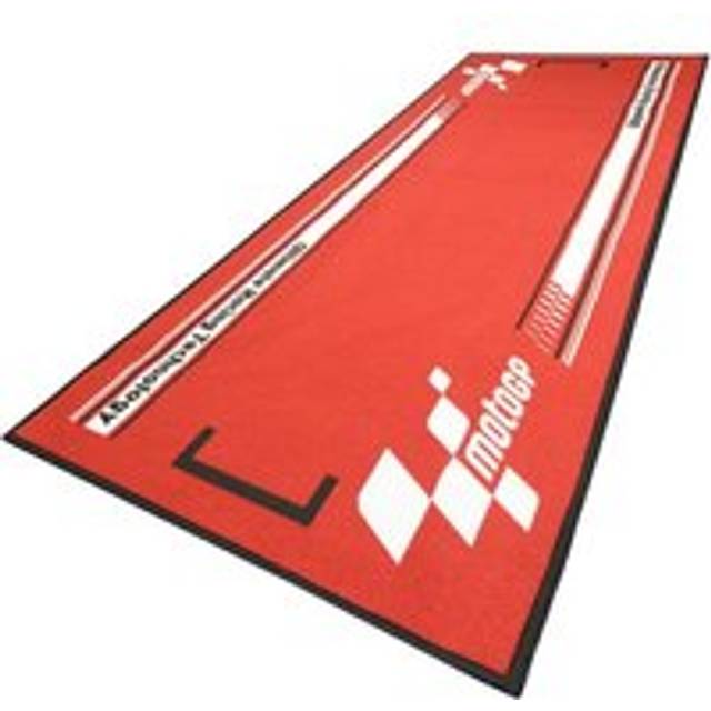 (Red) MotoGP Motorcycle Garage Mat Series 4