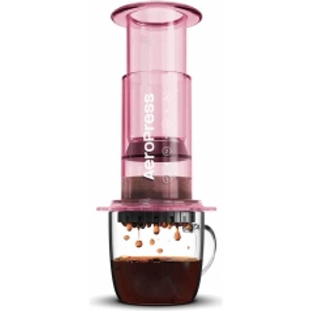 AeroPress Clear Pink Resebryggare