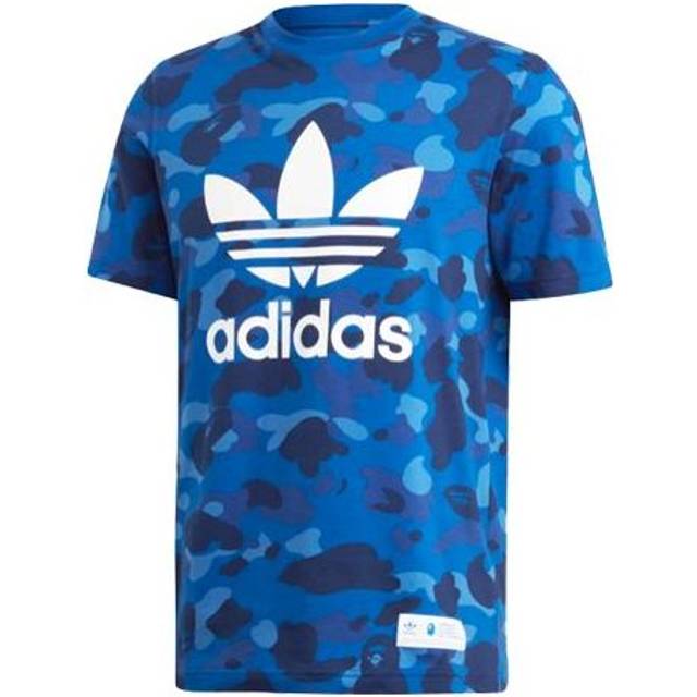 adidas x A Bathing Ape adicolor Camo T-Shirt 'Blue' DP0194 - XL