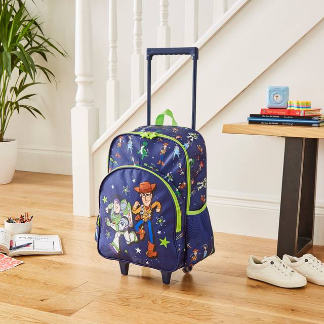 Toy Story Kids Backpack Soft Shell Suitcase - Blue