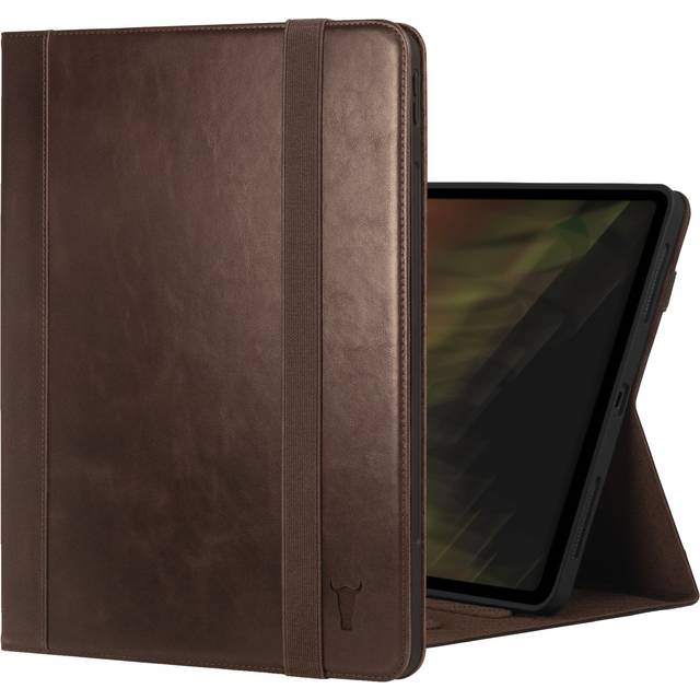 iPad Pro 13" Leather Case (M4 2024) - Dark Brown