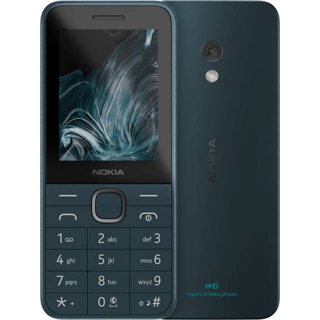 Nokia 225 4G (2024) - 4G funktionstelefon - dual-SIM - RAM 64 MB / Internminne 128 MB - microSD slot - rear camera 0,3 MP - mörkblå