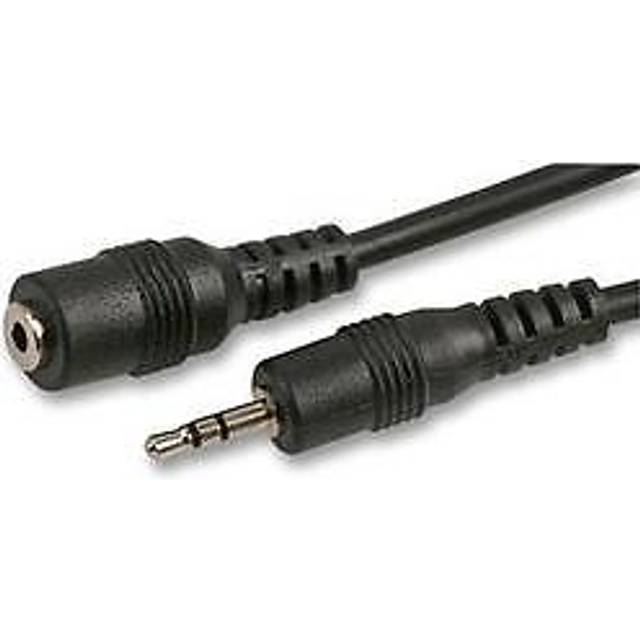 Pro Signal - 2.5mm Stereo Jack Plug To Socket Lead, 5m Black