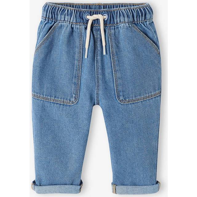 Jeans with Elasticated Waistband, for Babies stone