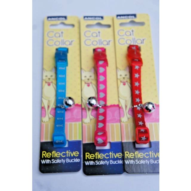 Ancol Cat & Kitten Collars Reflective Blue Fish