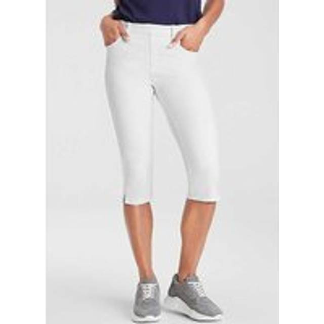 Arizona Slim Fit Capri Jeans - White
