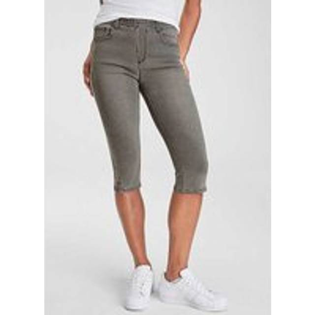 Arizona Slim Fit Capri Jeans - Grey