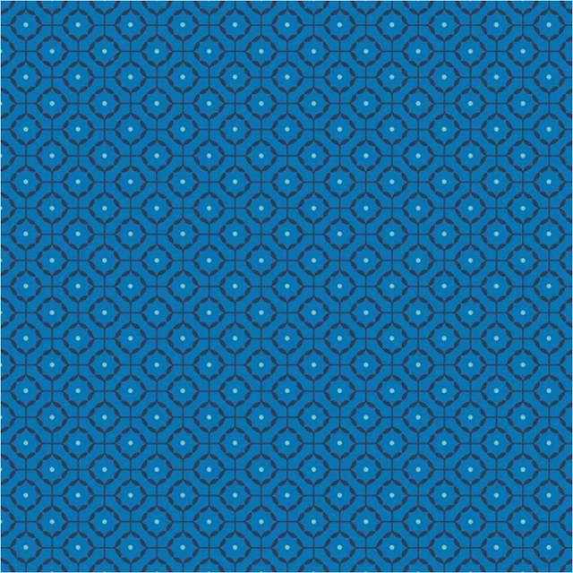 Art Gallery Fabrics Loved to Pieces 100% Cotton Poplin Fabric Reap and Sew Azul