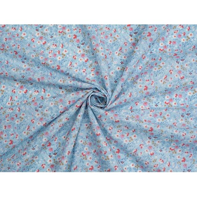 Printed Polycotton Fabric Sky