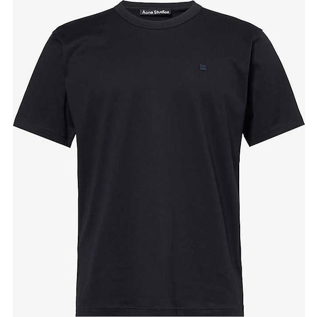 Acne Studios Mens Black Nash Cotton-jersey T-shirt S - BLACK