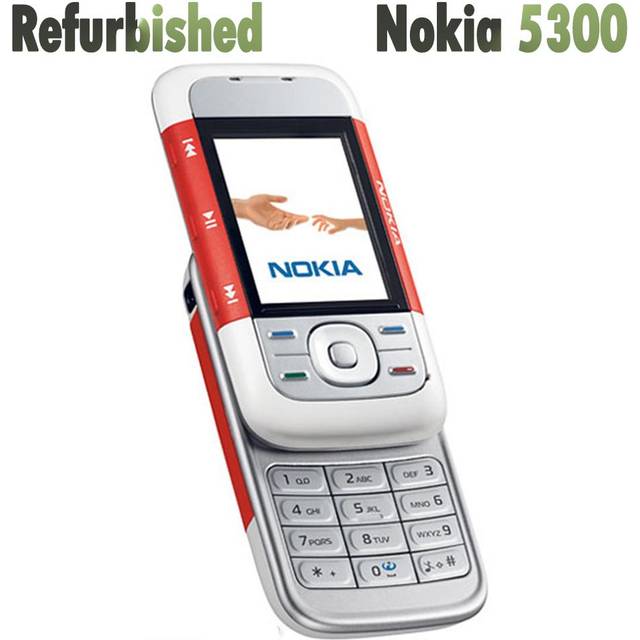 Refurbished Nokia Original Nokia 5300 Mobile Phone simple set red
