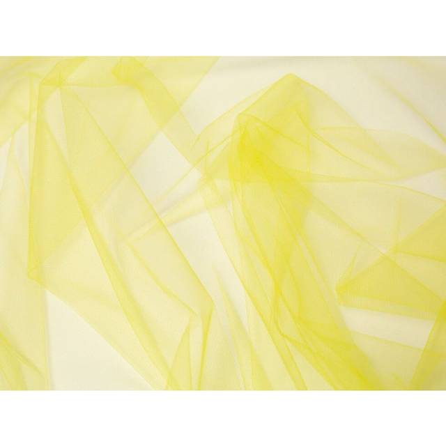 Minerva Core Range Soft Tulle Fabric Citronelle Yellow