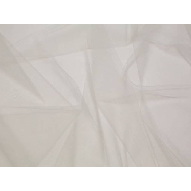 Minerva Core Range Soft Tulle Fabric Silver Grey