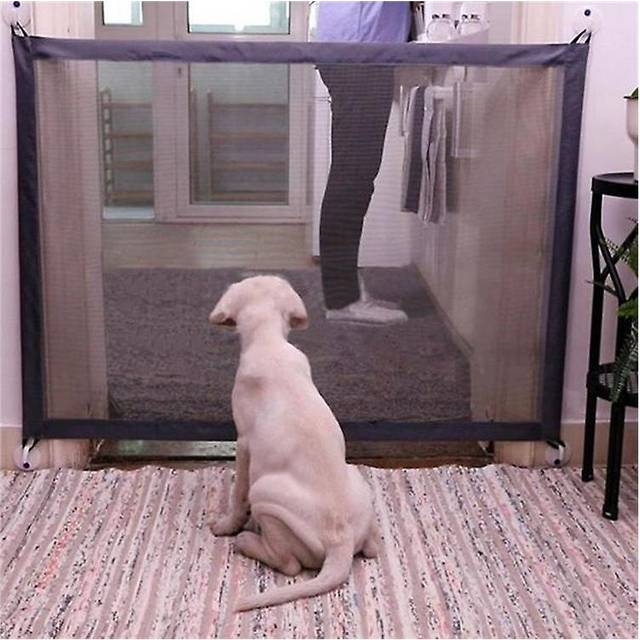 (110x72cm) Fortable Gate Pet Isolation Net Safety Gate Dog Fence