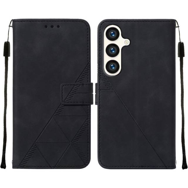 (Purple) Case For Samsung Galaxy S24 Plus 5G Flip Folio Book Protective PU Leather Wallet Cover Credit Card Holder