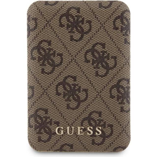 Guess 4G Magnetisk Trådlös Powerbank 5000mAh - MagSafe Kompatibel - Brun