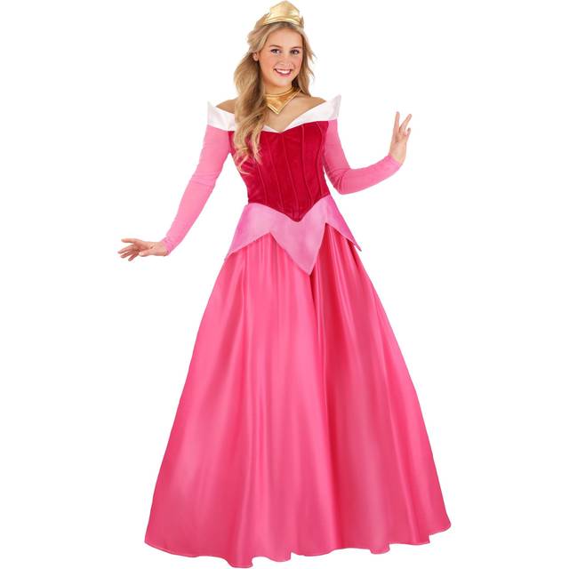 Disney Sleeping Beauty Aurora Premium Costume - Pink&#47;White (M)