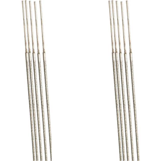 10Pcs 400mm Diamond Wire Saw Blade, Saw Rods for Cutting Jade Metal Ceramic Resin Jewelry Hand Tools,Diameter 1 mm